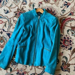 Vintage green suede jacket
